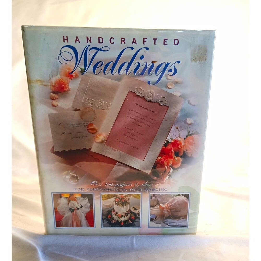 Handcrafted Weddings DIY Wedding Decorations Crafts Ideas Hardcover Book